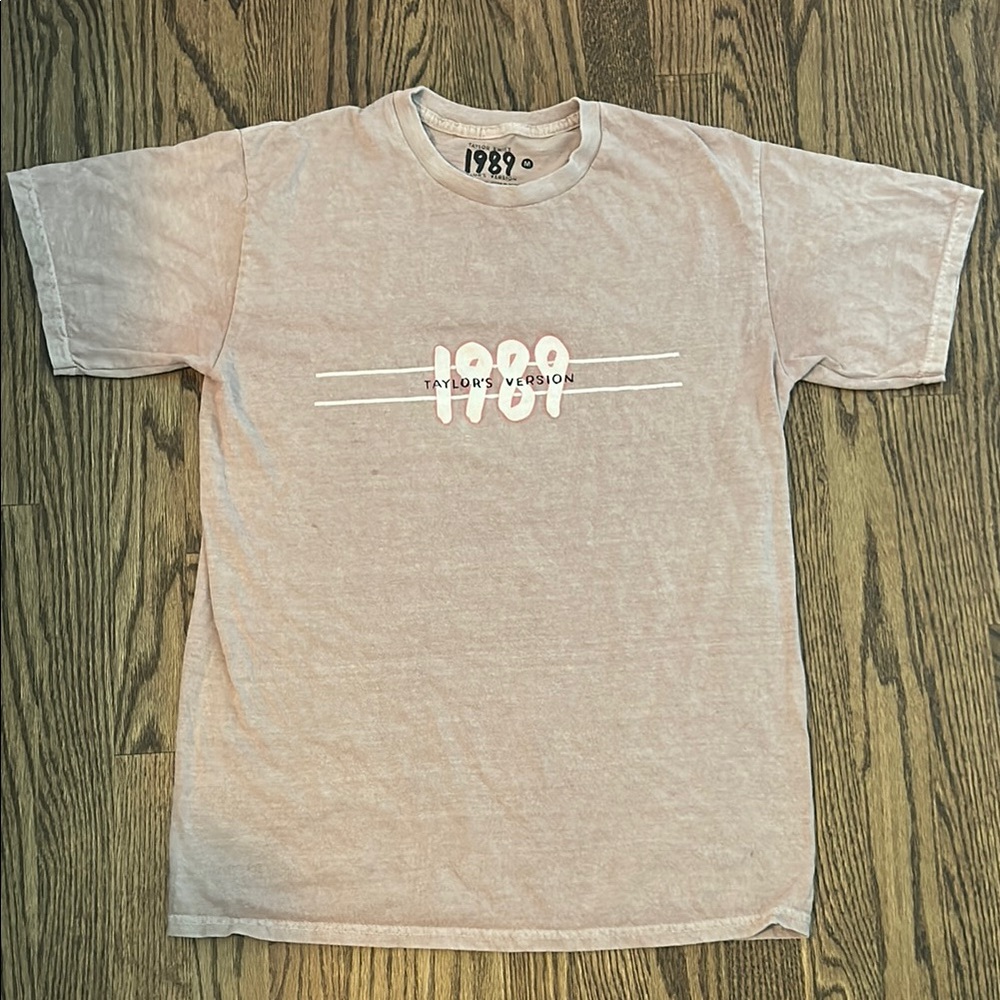 1989 Taylor Swift Pink Short Sleeve Tee